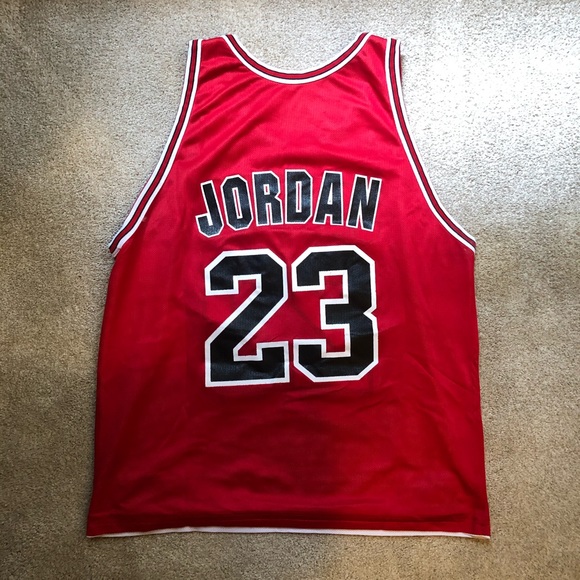 Rare Vintage Reversible Jordan Bulls Jersey Sz 44 - Picture 2 of 6